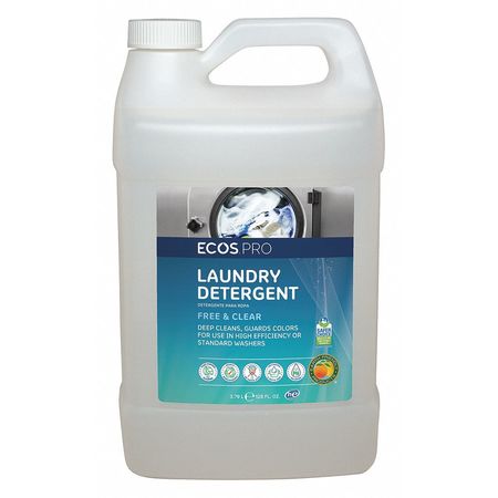 Ecos Pro High Efficiency Liquid Laundry Detergent, Odorless, Clear PL9764/04