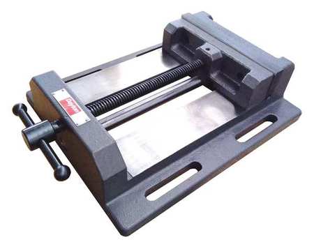 DAYTON 8" Machine Vise with Fixed Base 4TK03