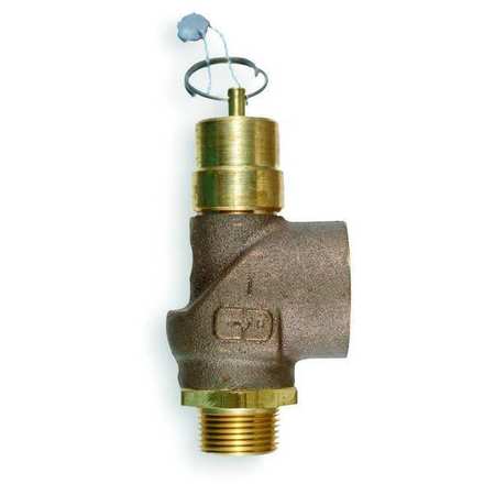 CONTROL DEVICES Air Safety Valve, 1/2 In Inlet, 125 psi SCB5075-0A125