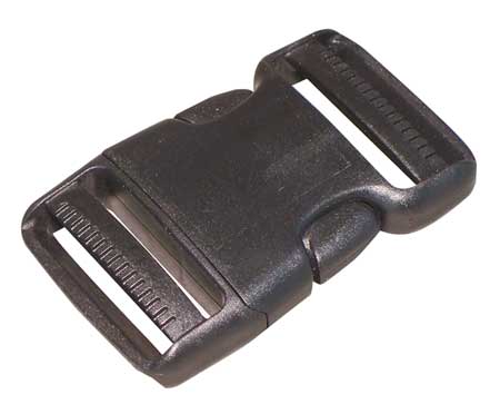 Bulk-Strap Side Squeeze Buckle, 2 In., Plastic, PK5 B2