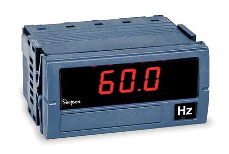 SIMPSON ELECTRIC Digital Panel Meter, Frequency F35-1-91-0