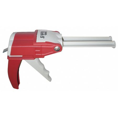 Devcon Multiple Ratio Two-Part Applicator, Gray/Red, 1:1, 10:1, 2:1 Mixing Ratio 14280