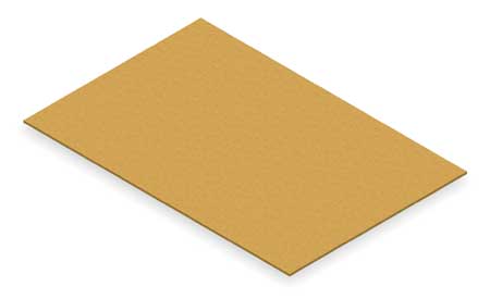 TENNSCO Decking, Particle Board, 72 in W, 48 in D, natural, Unfinished Finish PB-7248-3
