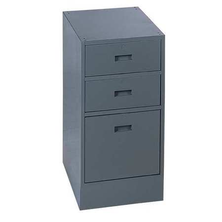 Mbi Drawer Pedestal, 15-3/4W x 24D x 32H, Gray 612