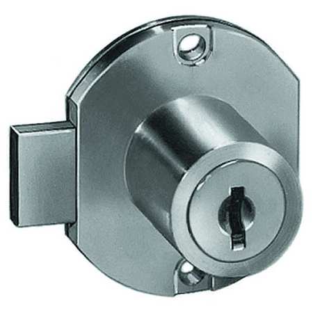 Compx National Cabinet and Drawer Dead Bolt Locks, Keyed Different, For Material Thickness 15/16 in C8704-KD-14A