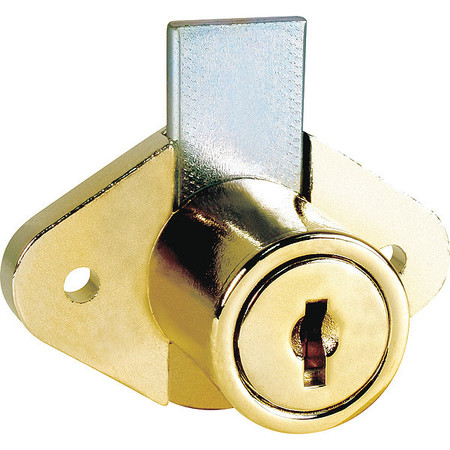 Compx National Cabinet and Drawer Dead Bolt Locks, Keyed Different, For Material Thickness 15/16 in C8803-KD-3