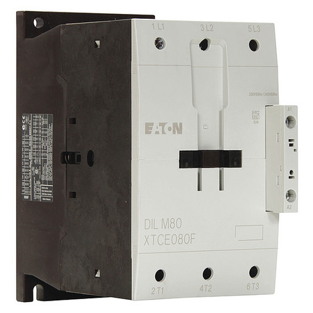 EATON IEC Magnetic Contactor, 3 Poles, 120 V AC, 80 A, Reversing: No XTCE080F00A