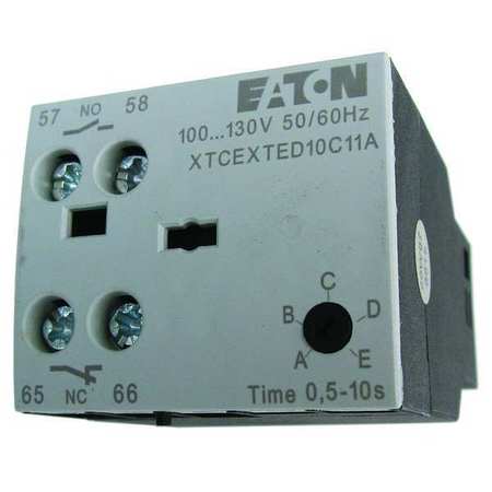 EATON Timer Module, Off Delay, 200-240V, 5-100Sec XTCEXTED100C11B