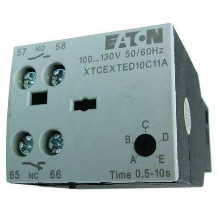 EATON Timer Module, Off Delay, 24AC/DC, 5-100Sec XTCEXTED100C11T