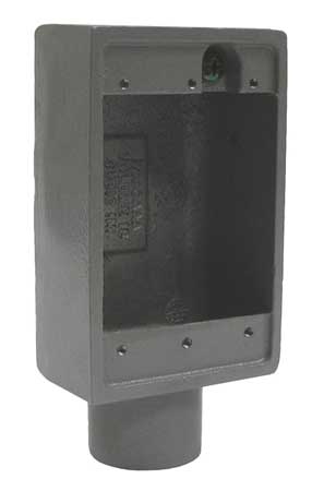 KILLARK Weatherproof Electrical Box, 18 cu in, FS, 1 Gang, Aluminum FS-3