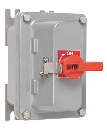 KILLARK Nonfusible Hazardous Location Safety Switch, 600V, 3PST, 30 A B7NFD13A