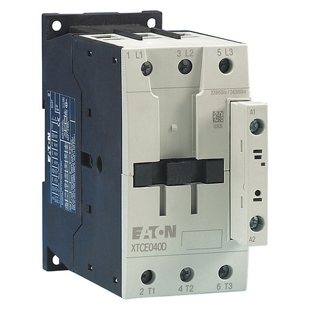EATON IEC Magnetic Contactor, 3 Poles, 120 V AC, 50 A, Reversing: No XTCE050D00A