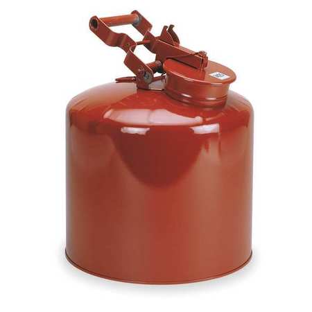 EAGLE MFG Disposal Can, 5 Gal., Red, Galvanized Steel 1425