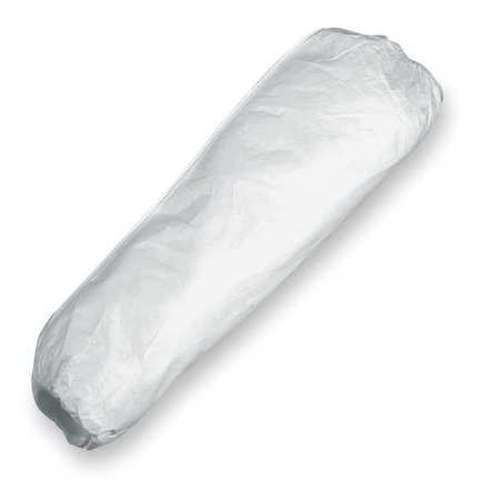 Dupont Tyvek 400 Disposable Sleeve, Elastic Closure, 18 in L, White, One Size Fits All, 200 Per Pack TY500SWH00020000