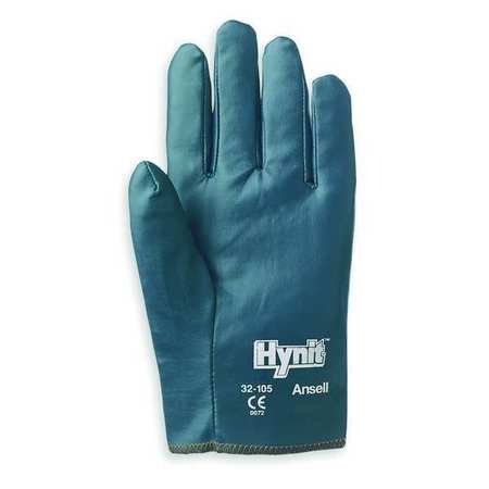 HYNIT Nitrile Coated Gloves, Full Coverage, Blue, L, PR 32-105