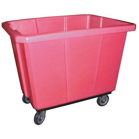 BAYHEAD PRODUCTS Cube Truck, 7/16 cu. yd., 600 lb. Cap, Red, Overall Height: 31" UT-10 RED