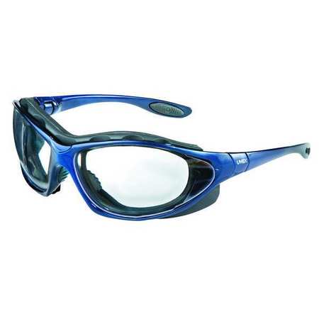 HONEYWELL UVEX Safety Goggles, Clear Scratch-Resistant Lens, Uvex Seismic Series S0620