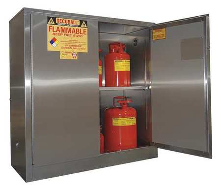 SECURALL Stainless Steel Flammable Storage a130-ss