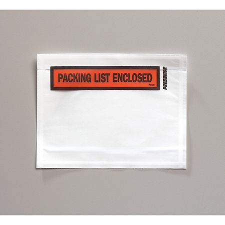 ZORO SELECT Packing List Envelope, 6-1/2 In, PK1000 4UDR8