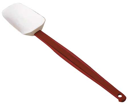 RUBBERMAID COMMERCIAL Spoon Spatula, Hot, 16 1/2 In FG196800RED