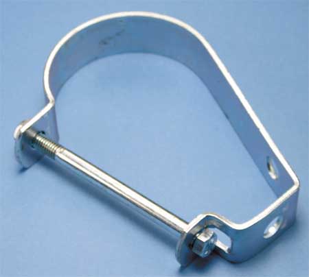 NVENT CADDY Loop Hanger, 2 1/2 In, Electro-Zinc Plated 4180250EG
