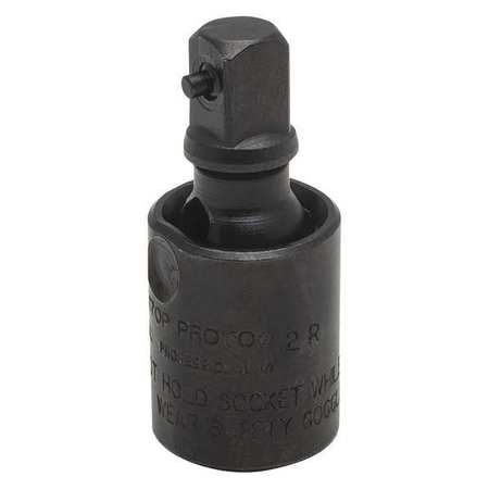 Proto 1/4 in Drive Universal Joint, SAE, Black Oxide, 1 3/8 in L J66170P
