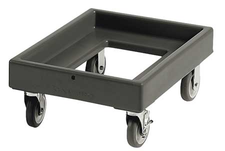 ZORO SELECT Food and Bev Dolly, 19 3/8x25 5/5In, Black EACD300110