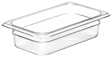 CAMBRO Food Pan, Fourth Size, Clear, PK6 CA42CW135