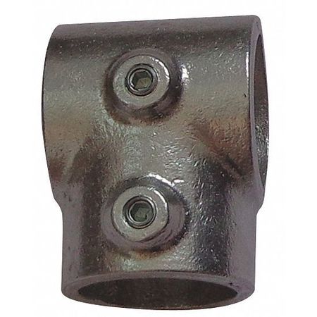 ZORO SELECT Structural Fitting, Tee-E, Aluminum, 1.25 in Pipe Size 4UJ24