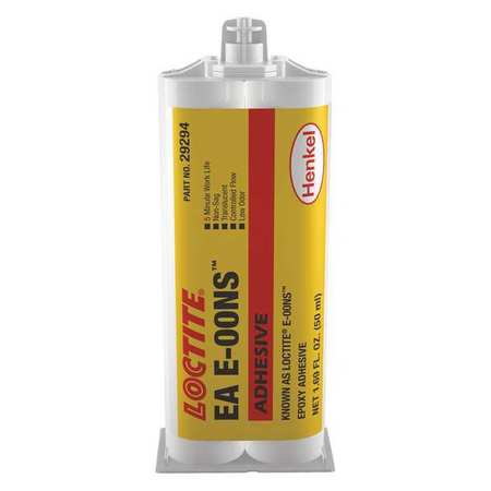 Loctite Wood Glue, E-00NS Series, Yellow, 16 oz, Bottle, 1:01 Mix Ratio, 15 min Functional Cure 233962