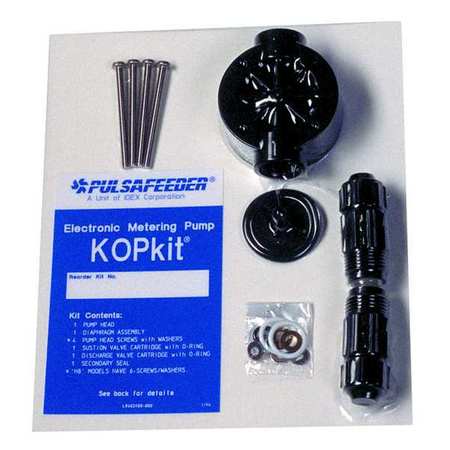 Pulsafeeder Pump Repair Kit, Includes Wet-end Spare Parts K4PTC1