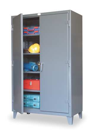 Strong Hold 12 ga. ga. Steel Storage Cabinet, 60 in W, 78 in H, Stationary 56-244