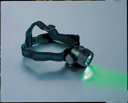 Streamlight STREAMLIGHT 80/25/6 Lumens, LED Green Headlamp 61051