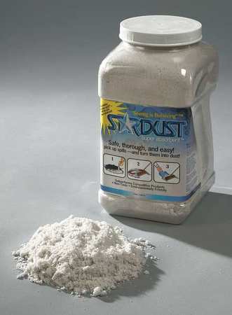 Stardust Loose Absorbent, 1 gal, Universal Except Hydrofluoric Acid, White D503