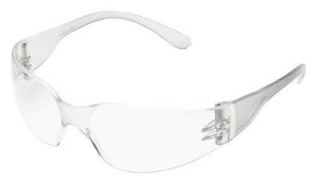 CONDOR Safety Glasses, Clear Uncoated 4VCG3