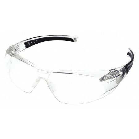 Condor Safety Glasses, Addison Series, Anti-Scratch, Frameless, Clear Arm, Clear Lens 4VCK9