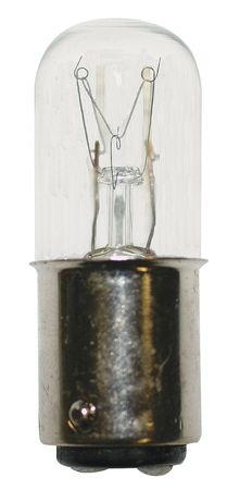 LUMAPRO LUMAPRO 7W, T6 Miniature Incandescent Light Bulb, Lumens: 30 C243-1