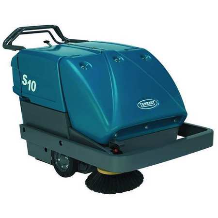 TENNANT Battery Powered Sweeper, Walk Behind, 34In M-S10