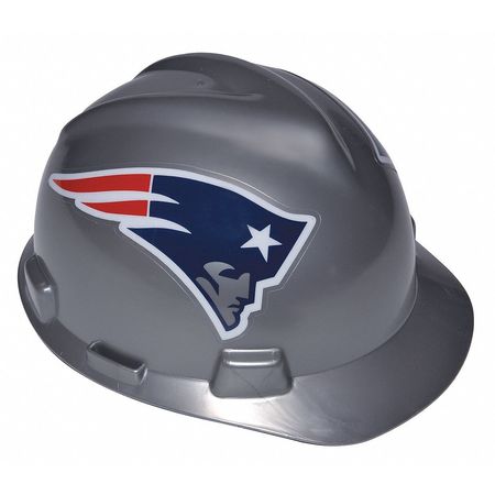 Msa Safety Front Brim NFL Hard Hat, Type 1, Class E, One-Touch (4-Point), Blue 818389