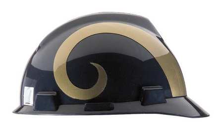 Msa Safety Front Brim NFL Hard Hat, Type 1, Class E, One-Touch (4-Point), Brown 818411