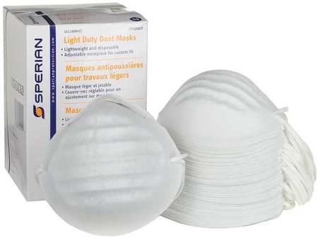 Honeywell North Disposable Procedural Face Mask, Universal, White, 50PK 14110094CC