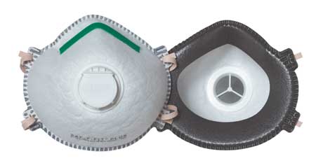Honeywell North N99 Disposable Respirator w/ Valve, S, White, PK10 14110402