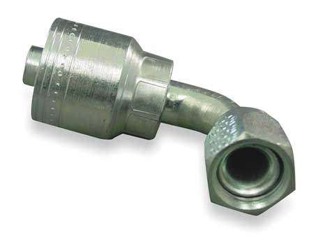 EATON AEROQUIP Fitting, Elbow, 1/4 In Hose, 7/16-20 JIC 1AA4FJB4