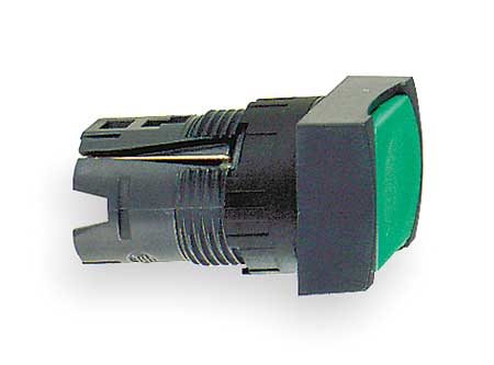 SCHNEIDER ELECTRIC Illuminated Push Button Operator, 16 mm, Green ZB6CF3