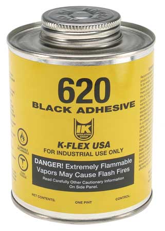 K-Flex Usa Contact Cement, 620 Series, Black, 1 pt, Can 800-620-PTB