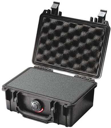 Pelican Black Protective Case, 8.41"L x 6.76"W x 3.87"D 1120