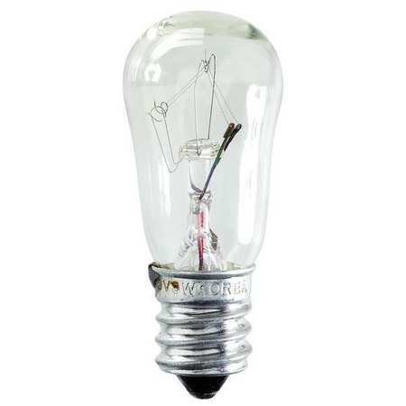 Current GE LIGHTING 6.0W, S6 Incandescent Light Bulb 6S6-120V