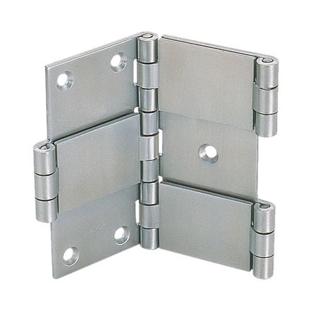 LAMP 1-1/16" W x 2-3/4" H Satin Door and Butt Hinge HG-BH70