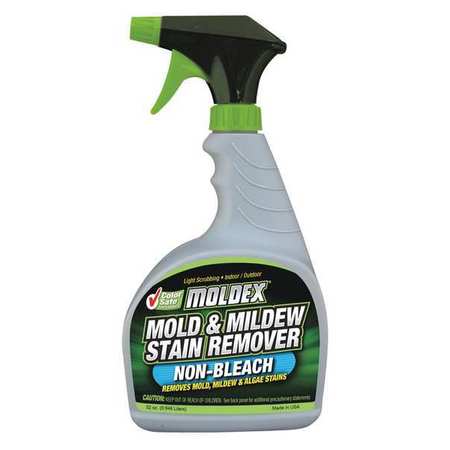 MOLDEX 32 Oz Bleach-Free Mold Mildew Stain Remover, Trigger Spray Bottle 5310