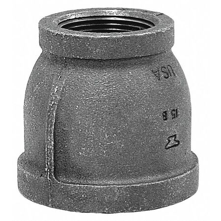 Zoro Select 2" x 3/4" Malleable Iron Reducer Coupling Class 150 0810089607